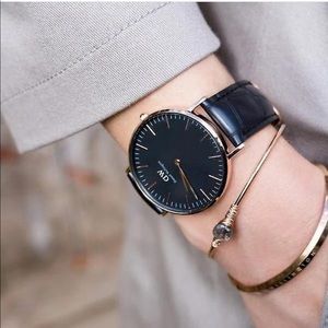 Daniel Wellington Classic Reading Watch (rose gold with black strap)
